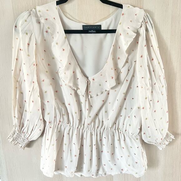Sanctuary Tops - Sanctuary Floral Ruffle Top